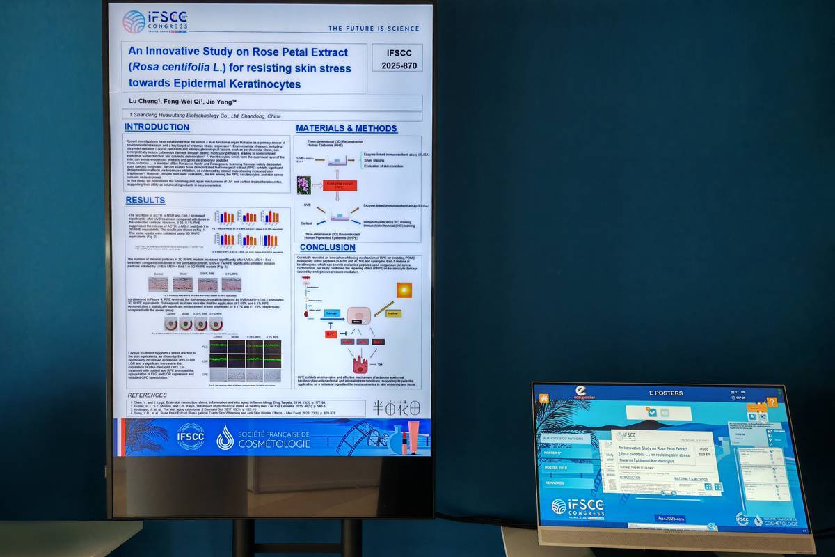 IFSCC大会展中国洗护科研实力不朽情缘半亩花田携四项成果首秀(图5)